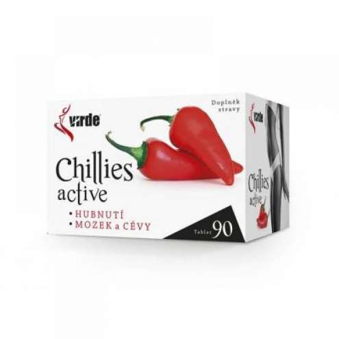 VIRDE CHILLIES Active - комплекс для улучшения кровообращения и похудения, 90 таблеток